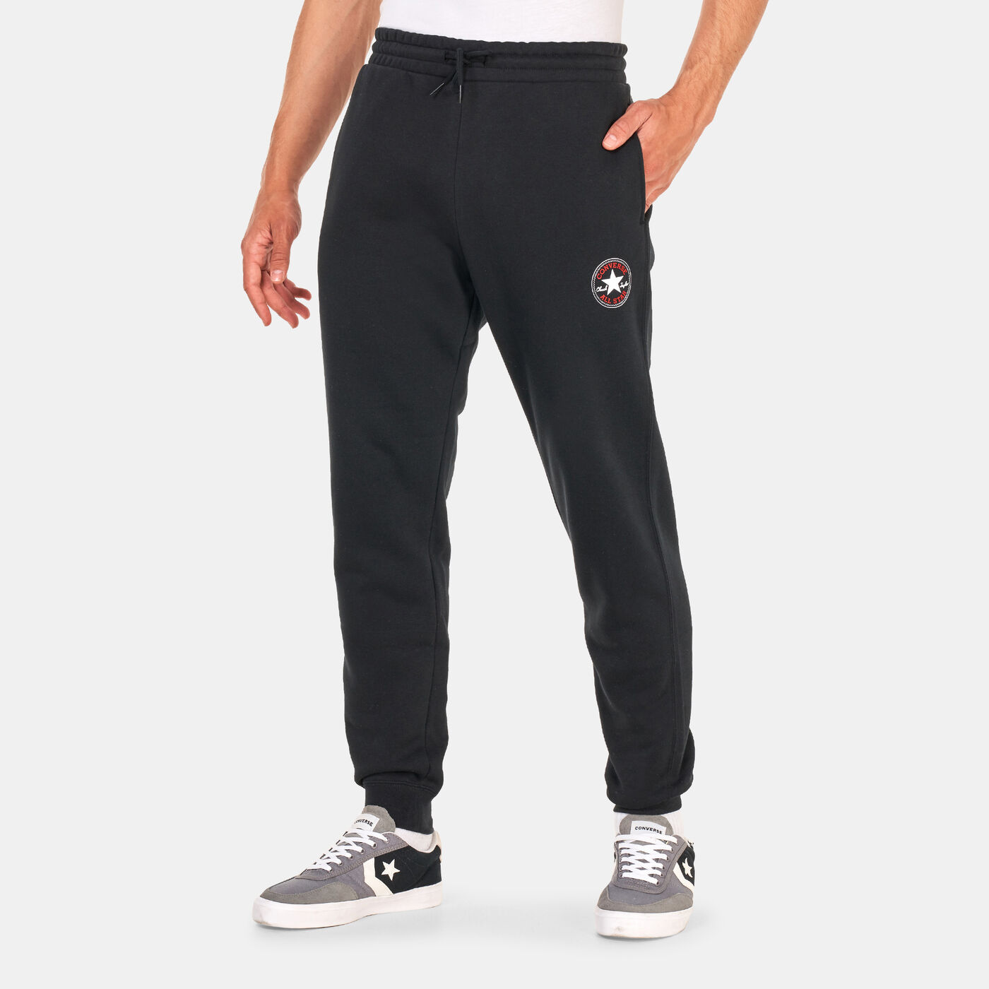 Novelty Chuck Patch Logo Joggers