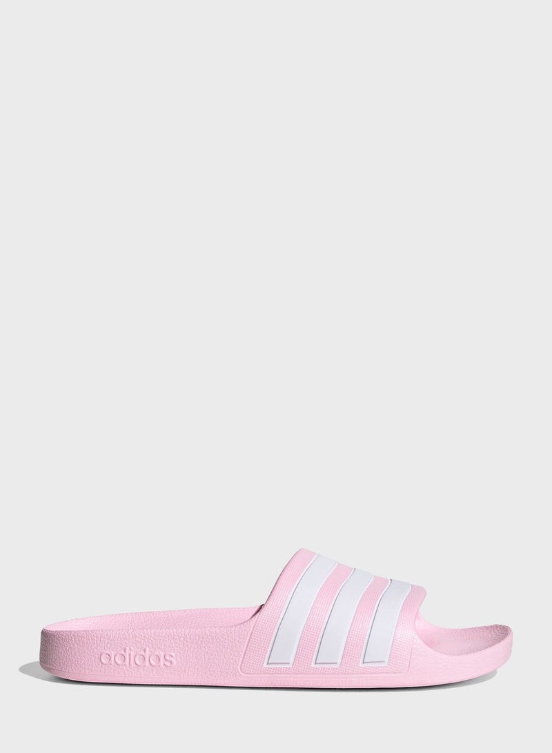 Kids Adilette Slides Pink/White