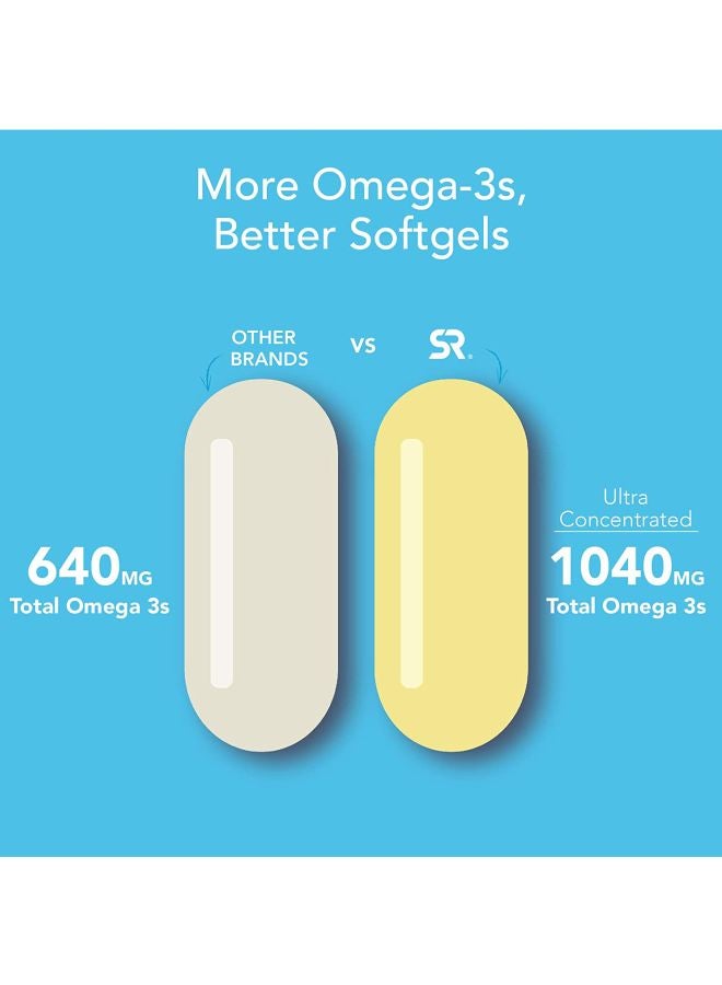 Sports Research Omega-3 Fish Oil, Triple Strength 90 Softgels