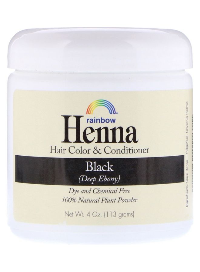 Henna Hair Color And Conditioner Black 113grams