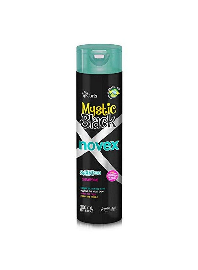 Mystic Black Shampoo For Frizzfree Frizz Control & Split End Protection (300Ml)