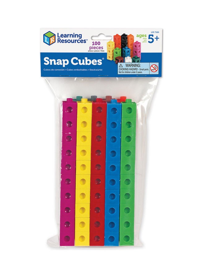 100-Piece Snap Cubes