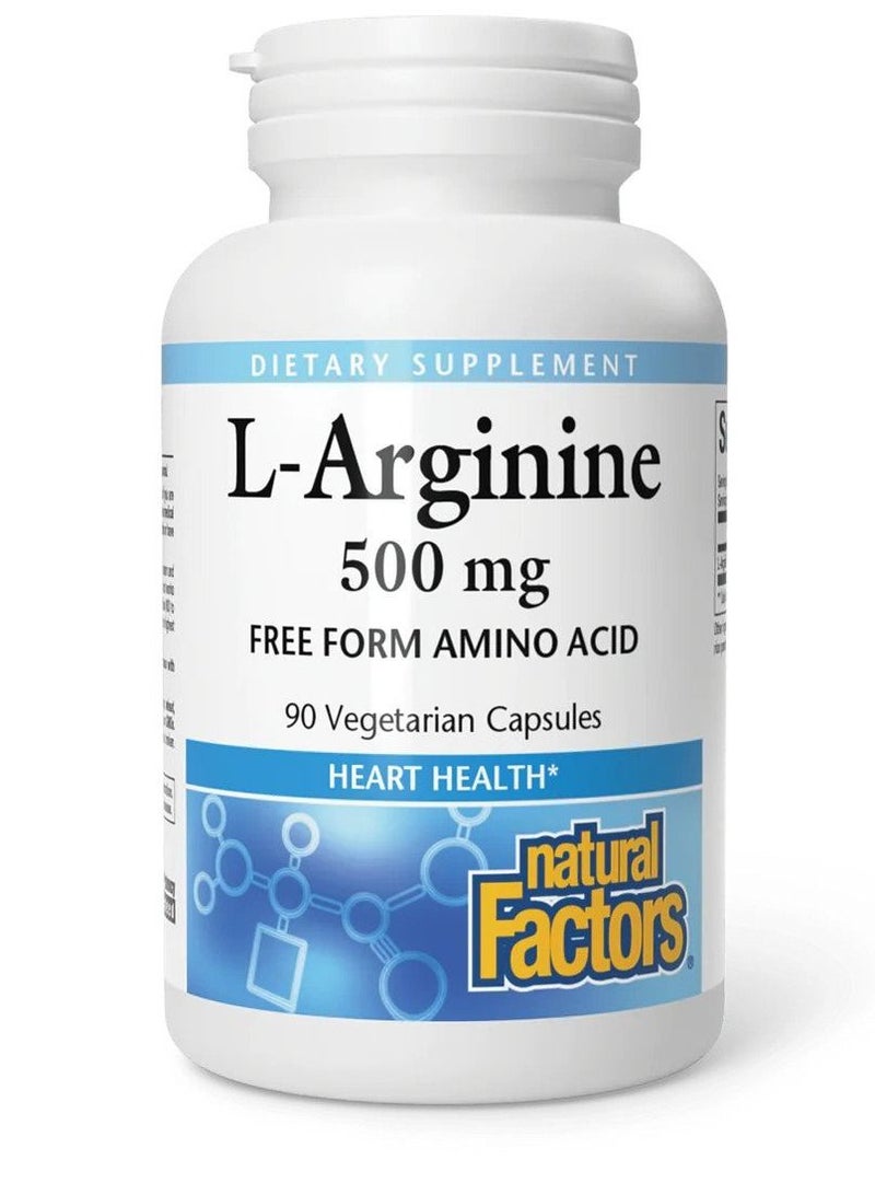 Natural Factors L-Arginine 1000 Mg 90 Tablets