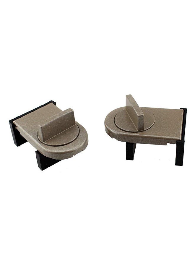 Pack of 2 Sliding Door Window Lock Stopper
