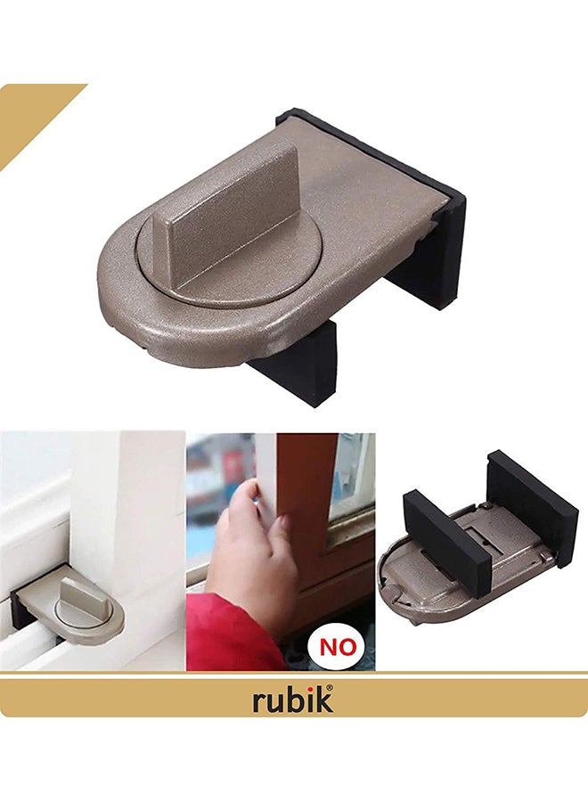 Pack of 2 Sliding Door Window Lock Stopper