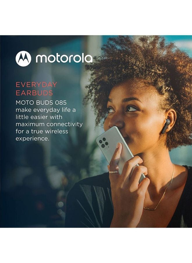 Moto Buds 085 True Wireless Bluetooth Earbuds Black