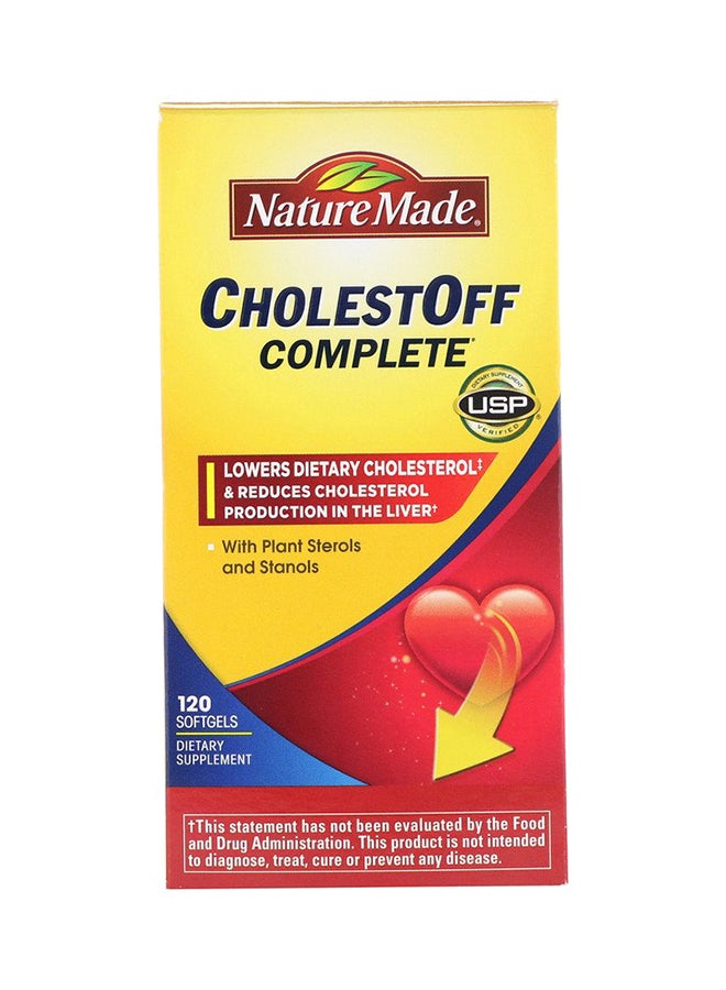 Pack Of 2 CholestOff Complete Dietary Supplements - 120 Softgels