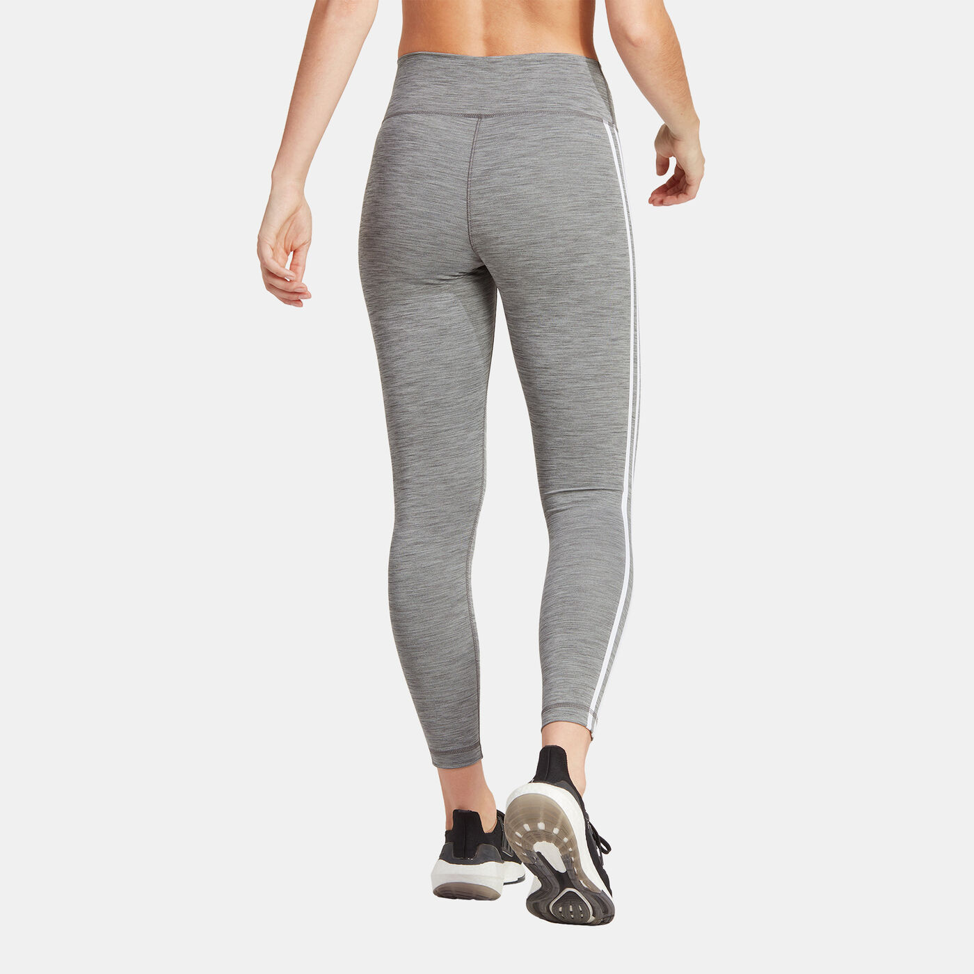 Women's Train Essentials 3-Stripes High-Waisted 7/8 Leggings