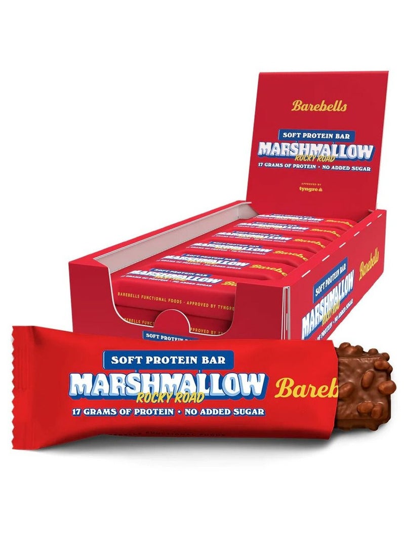 Soft Protein Bar Marshmallow Rocky Road 55gm Pack of 12
