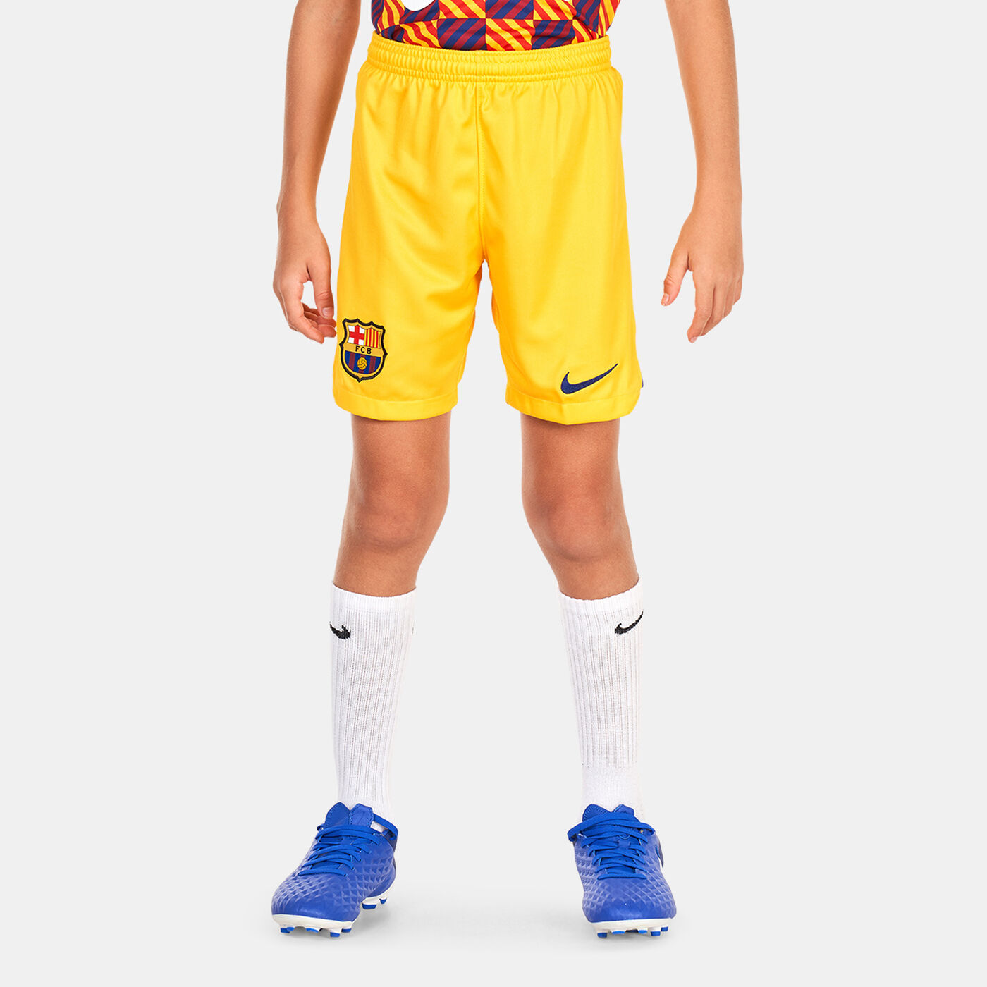 Kids' F.C. Barcelona Dri-FIT Stadium 4th Shorts - 2022/23