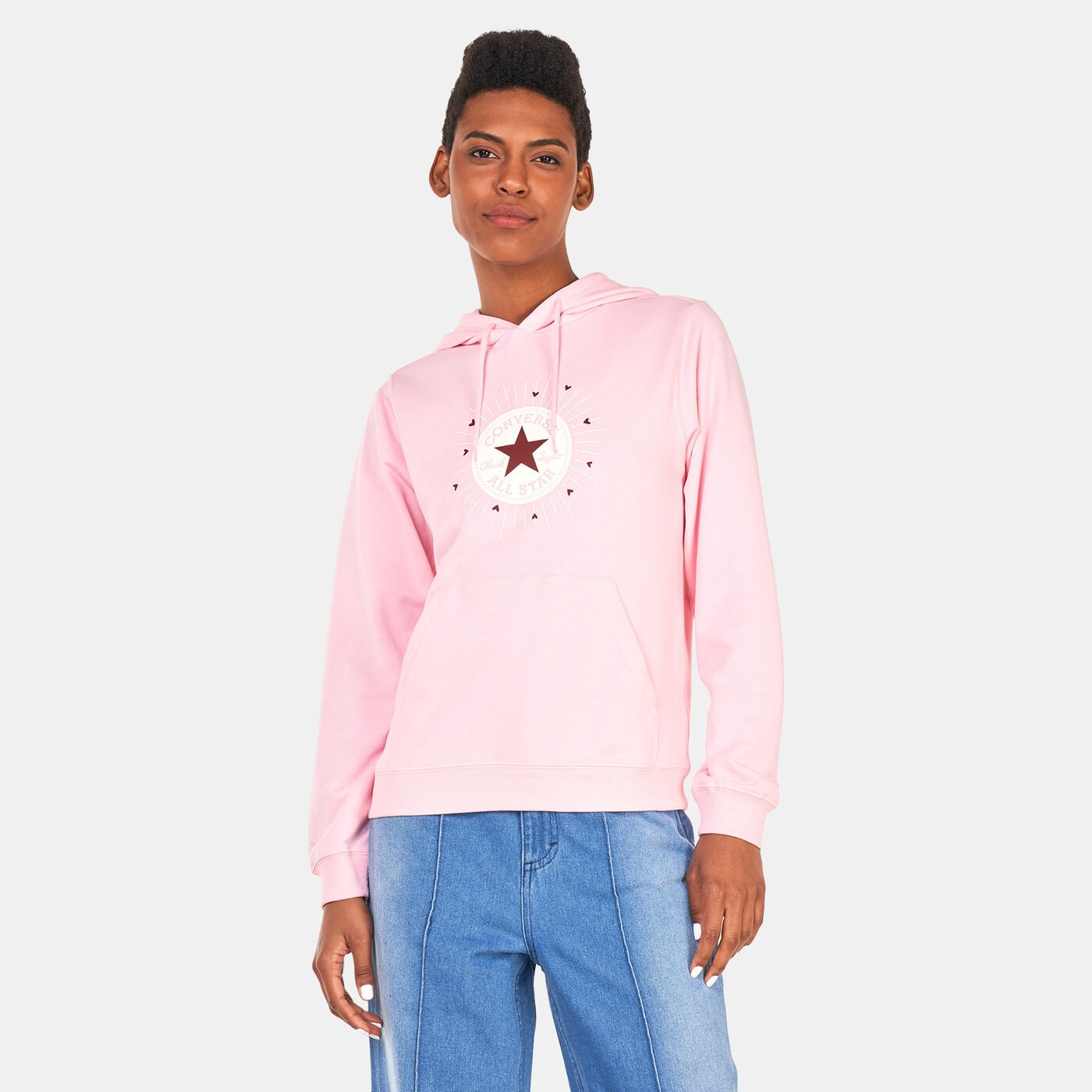 Women's Radiating Love Graphic Pullover Hoodie