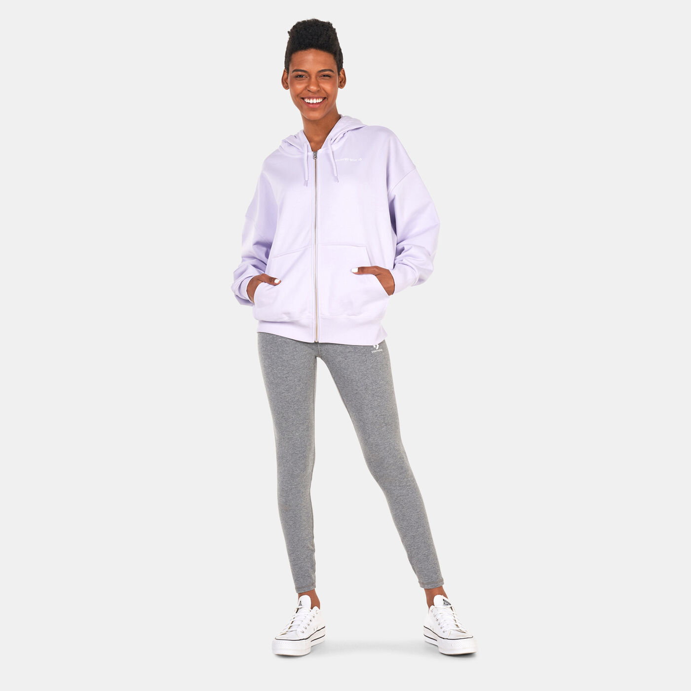 Women's Oversized Full-Zip Hoodie