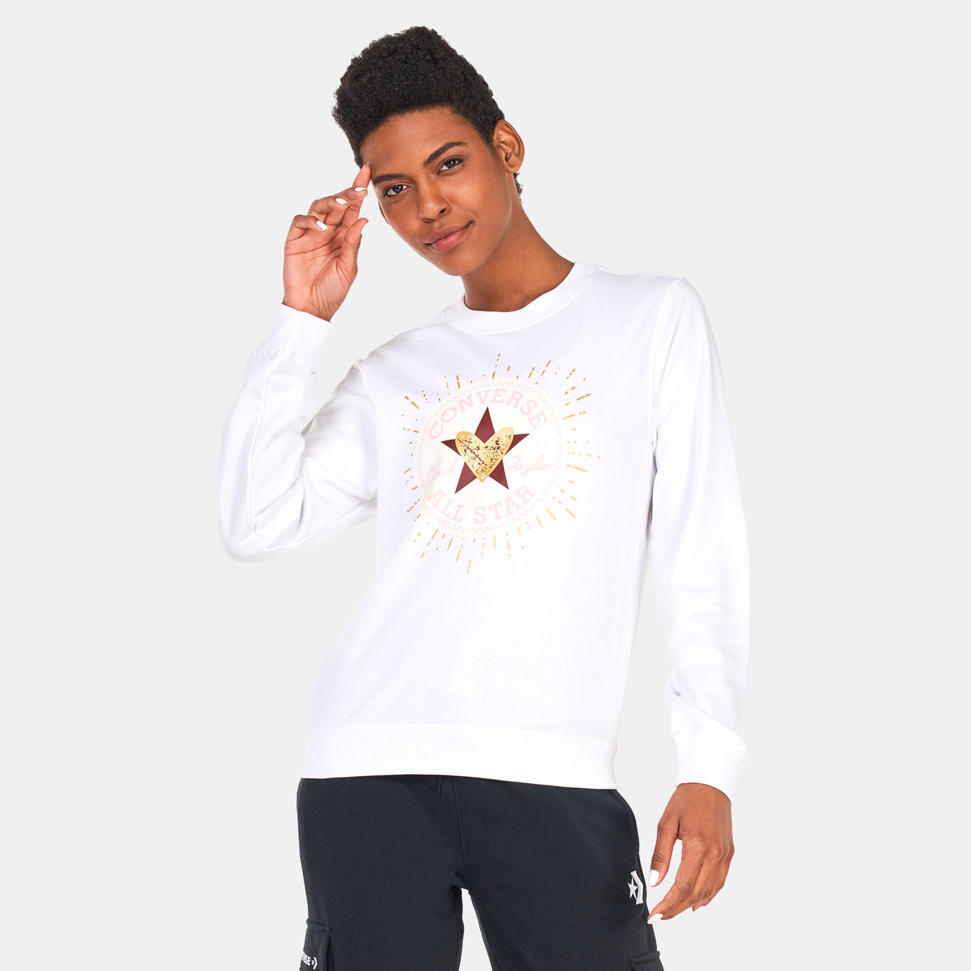 Women's Radiating Love Graphic Sweatshirt