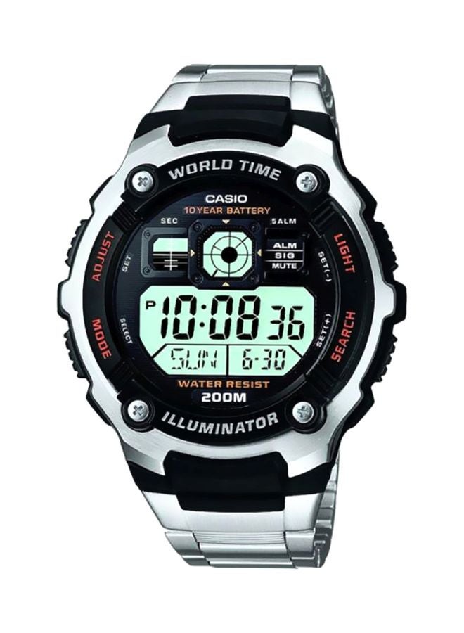 Boys' Youth Series Digital Watch AE-2000WD-1AV - 48 mm - Silver