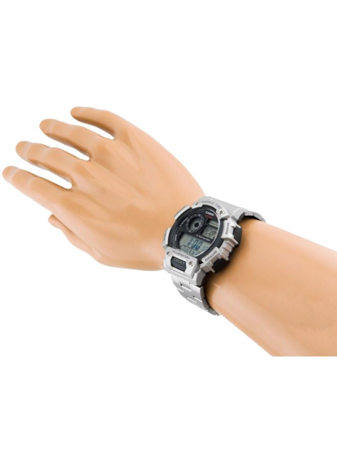 Boys' Youth Series Digital Watch AE-2000WD-1AV - 48 mm - Silver