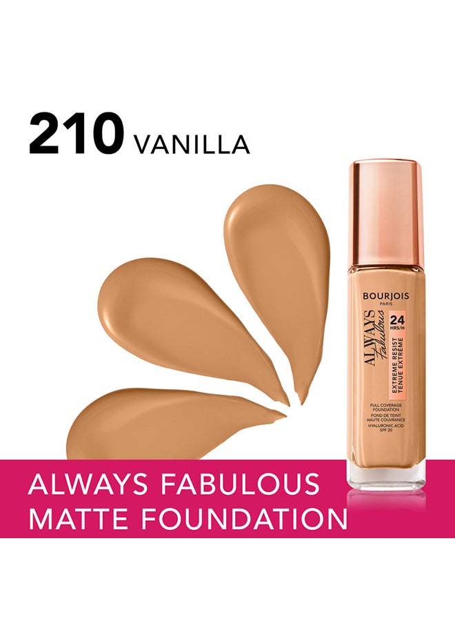 Always Fabulous 24H Liquid Foundation – 210 –Vanilla