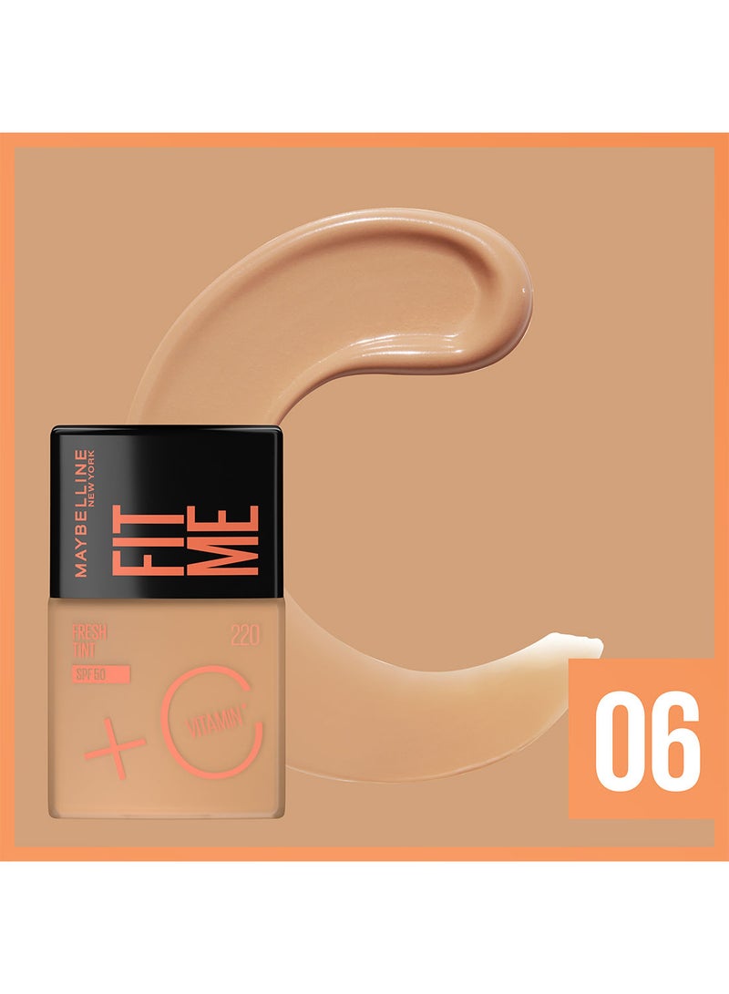 Fit Me Fresh Tint SPF 50 with Brightening Vitamin C, 06