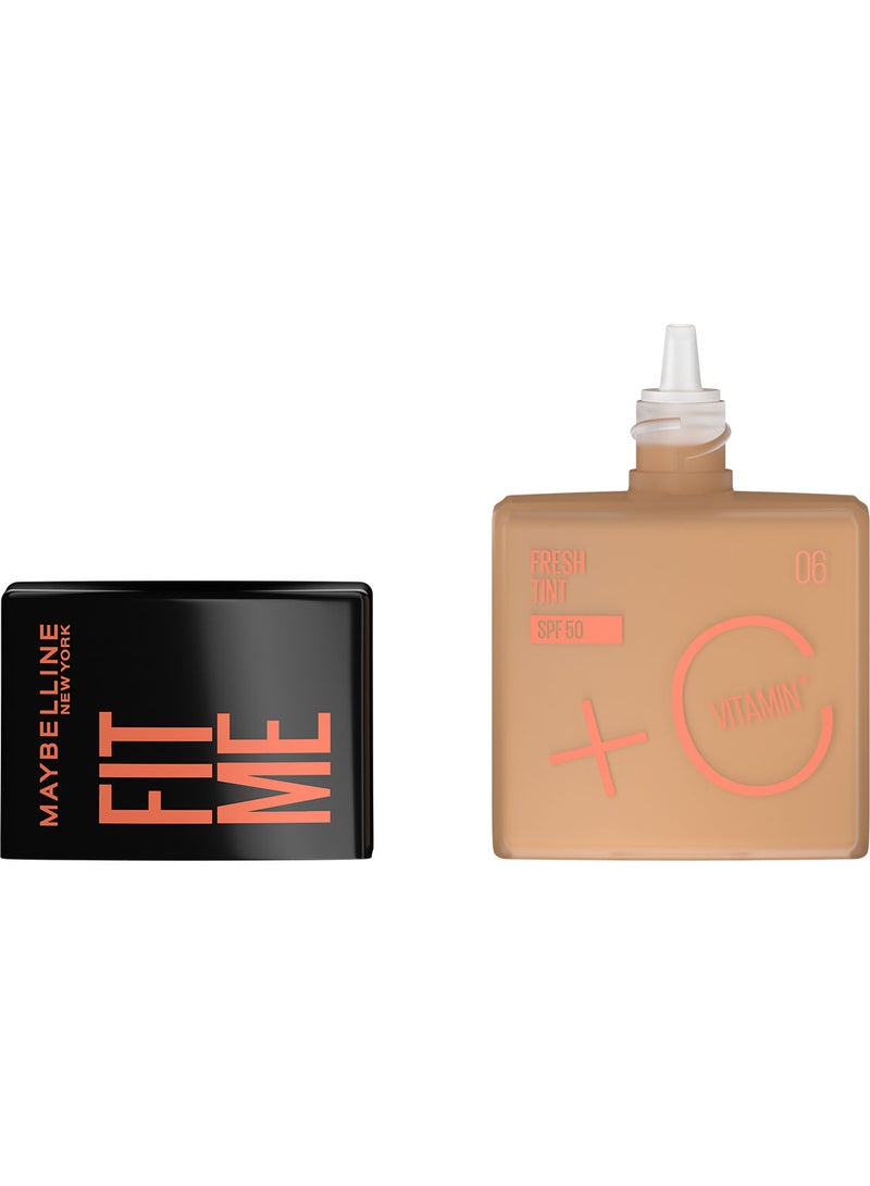 Fit Me Fresh Tint SPF 50 with Brightening Vitamin C, 06