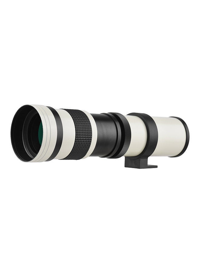 Camera MF Super Telephoto Zoom Lens F/8.3-16 420-800mm T Mount with Universal 1/4 Thread Replacement for Canon Nikon Sony Fujifilm Olympus Cameras