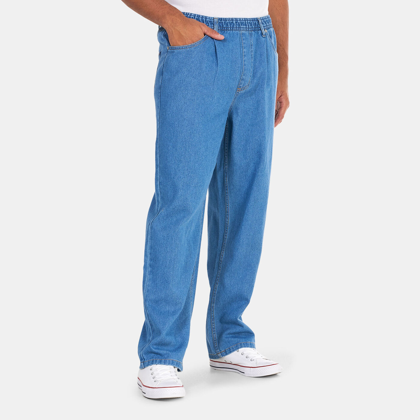 Men's 5 Pocket Baggy Pant Denim Pants