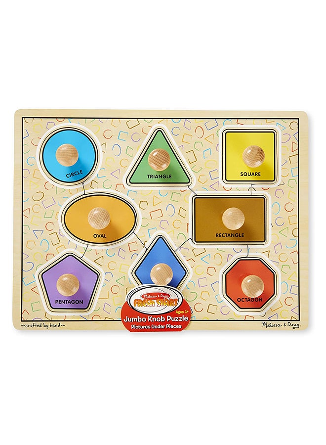 Melissa And Doug Large Shapes Jumbo Knob 3390 - Jigsaws And Puzzles