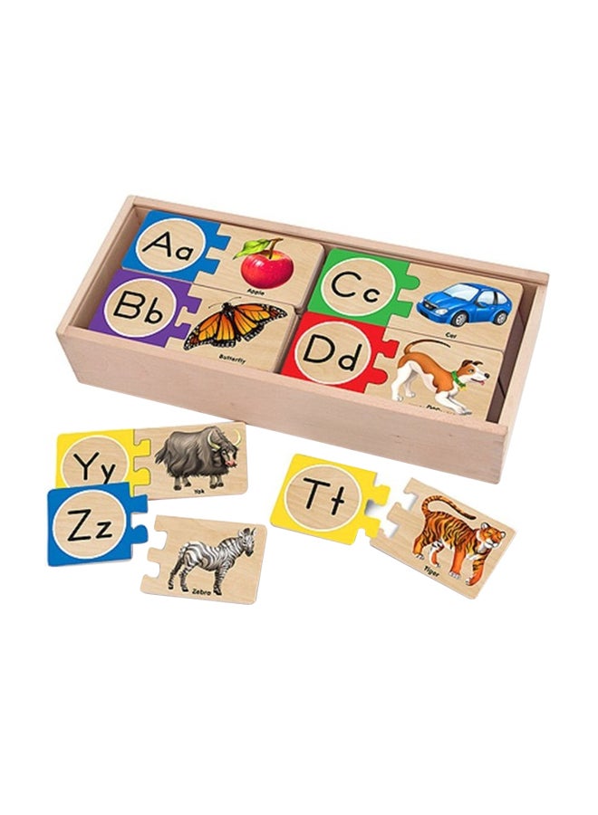 52-Piece Self Correcting Letter Puzzle Set