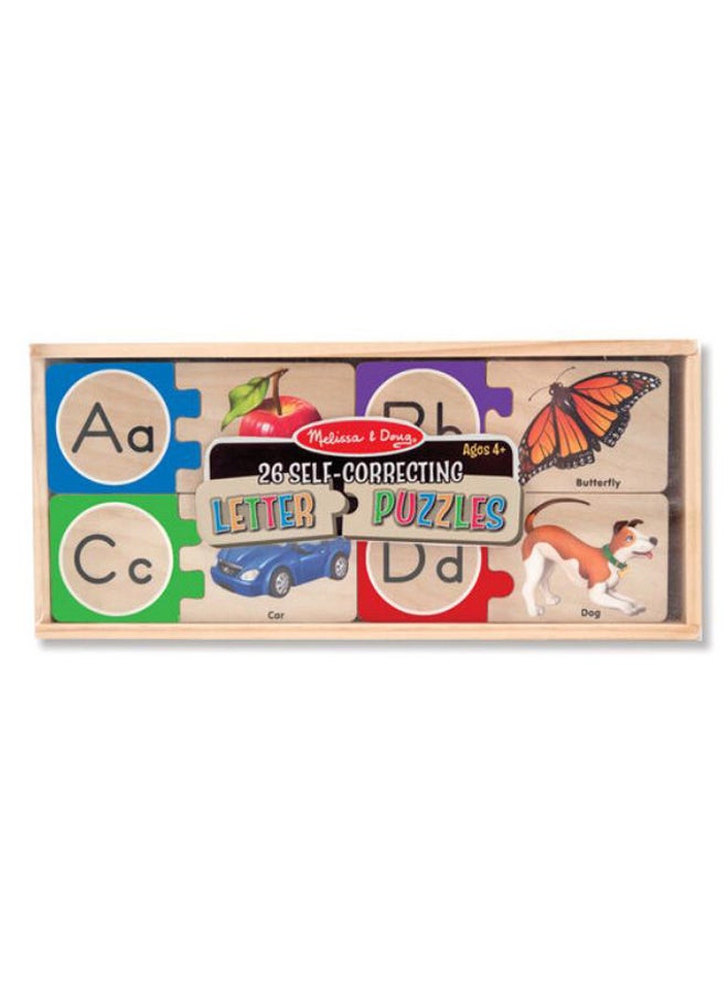 52-Piece Self Correcting Letter Puzzle Set