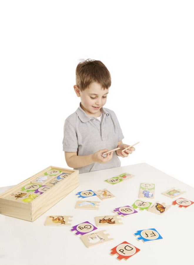 52-Piece Self Correcting Letter Puzzle Set