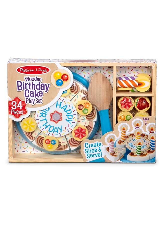 Birthday Party Wooden Play Food 511