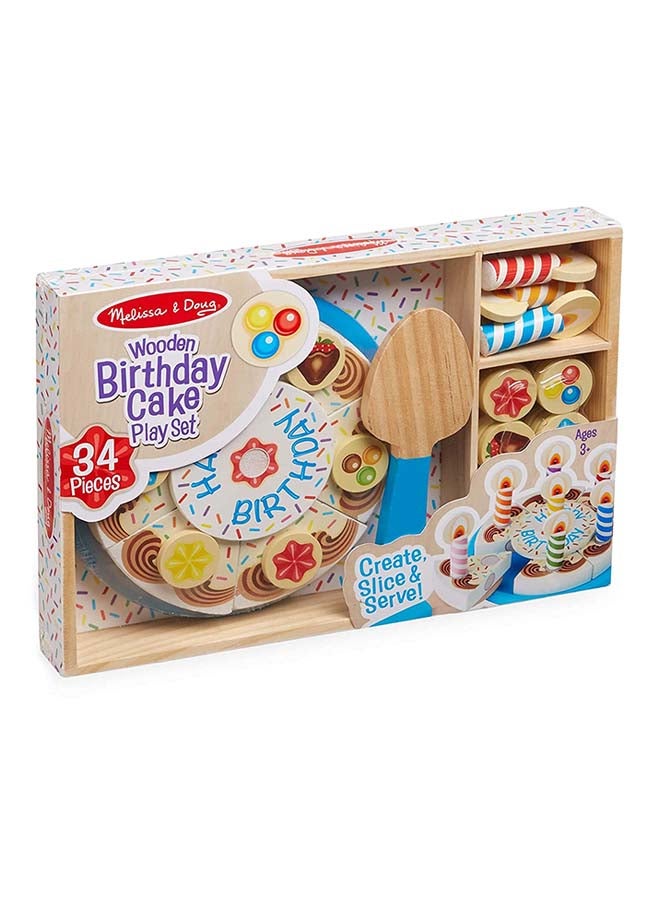 Birthday Party Wooden Play Food 511