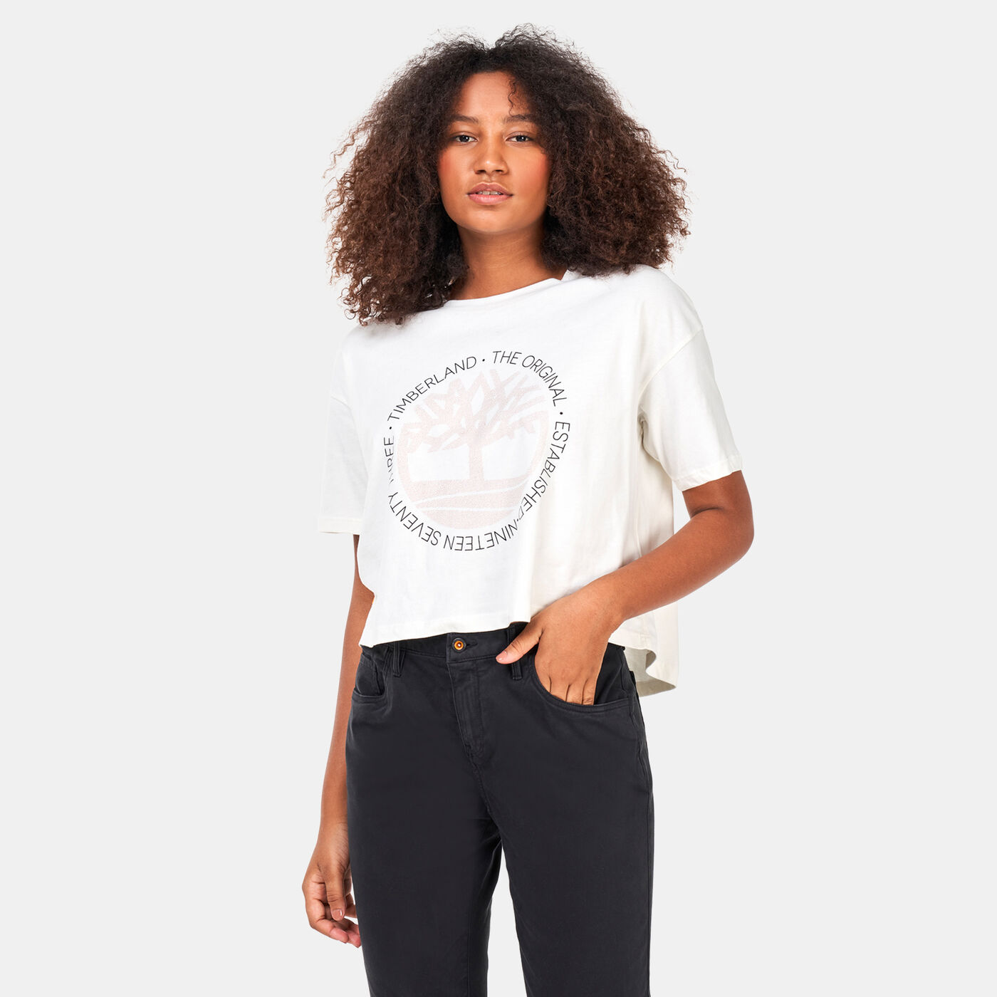 Women's Cropped Logo T-Shirt