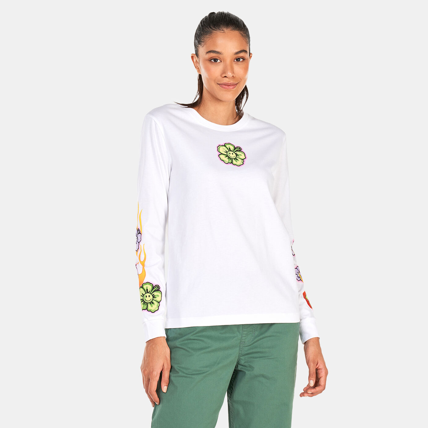 Women's x EM On Holiday Long Sleeve Boyfriend T-Shirt