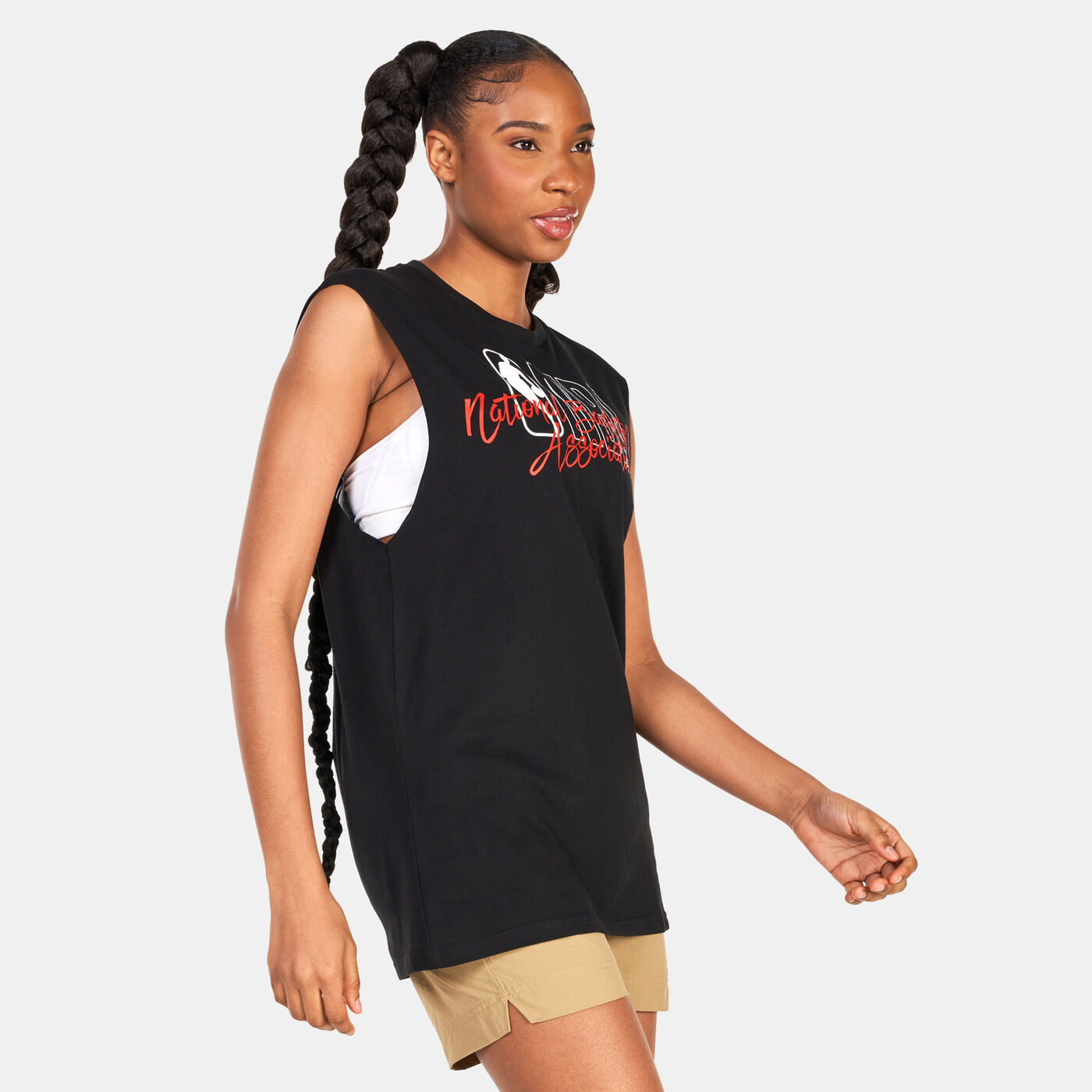 NBA Logo Script Sleeveless T-Shirt