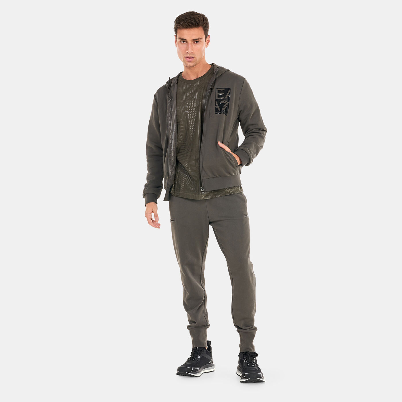 Men's Graphic Train Reversible Full-Zip Hoodie