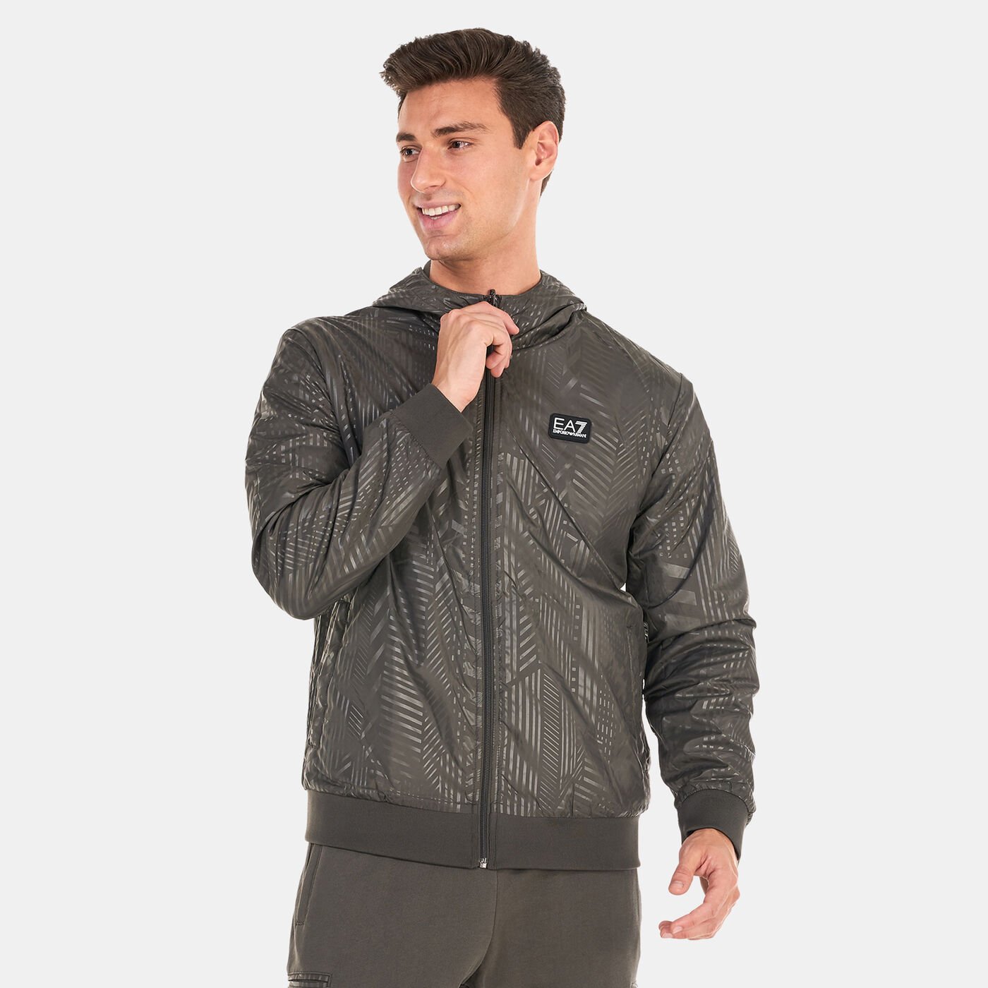 Men's Graphic Train Reversible Full-Zip Hoodie