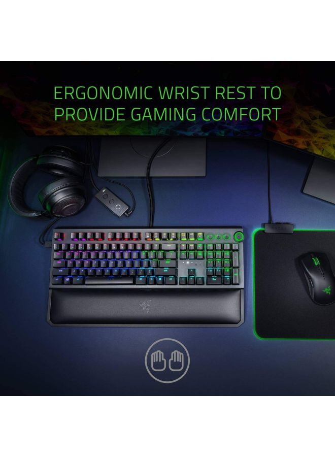 Razer Huntsman Elite: Opto-Mechanical Switch - Multi-Functional Digital Dial & Media Keys - Leatherette Wrist Rest - 4-Side Underglow - Gaming Keyboard, Wired