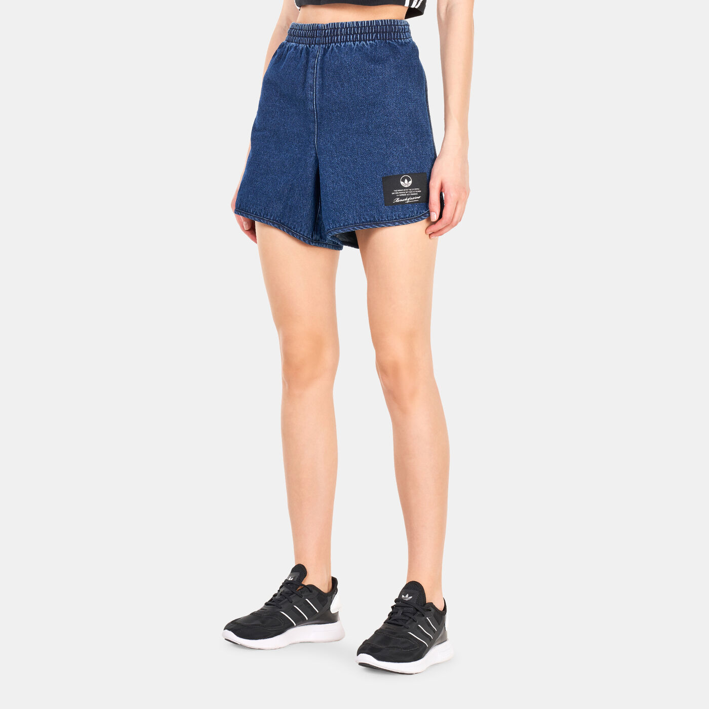 Women's Mid Waist Denim Shorts