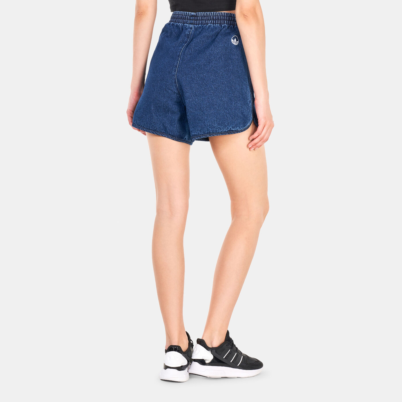 Women's Mid Waist Denim Shorts