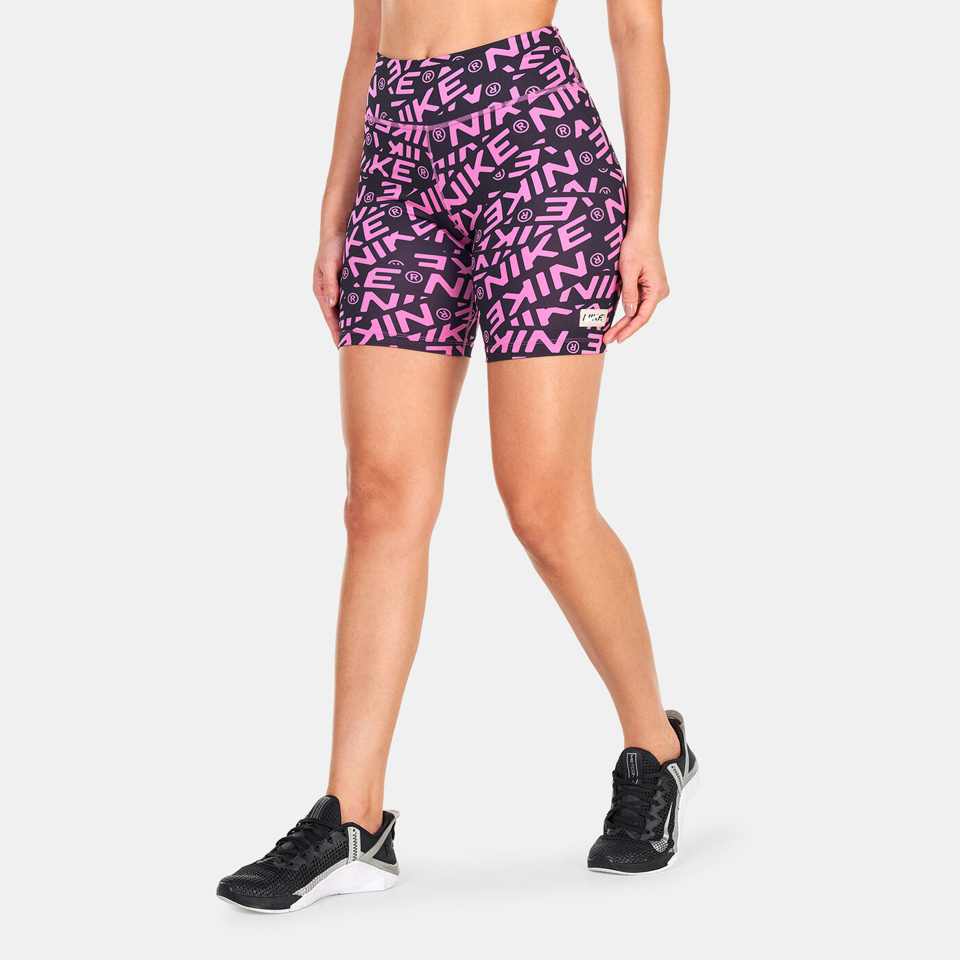 Women's Mid-Rise 7-inch Printed Bike Shorts