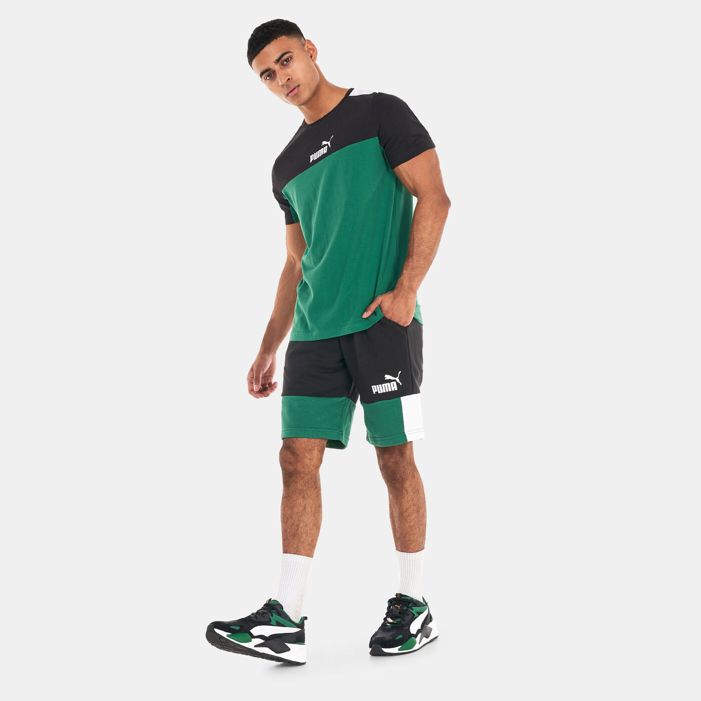 Men's Essentials+ Colourblock 10-inch Shorts