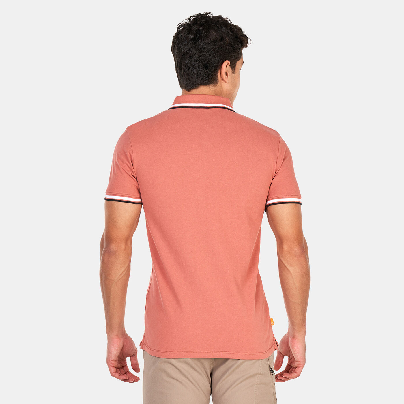 Men's Millers River Tipped Pique Polo Shirt