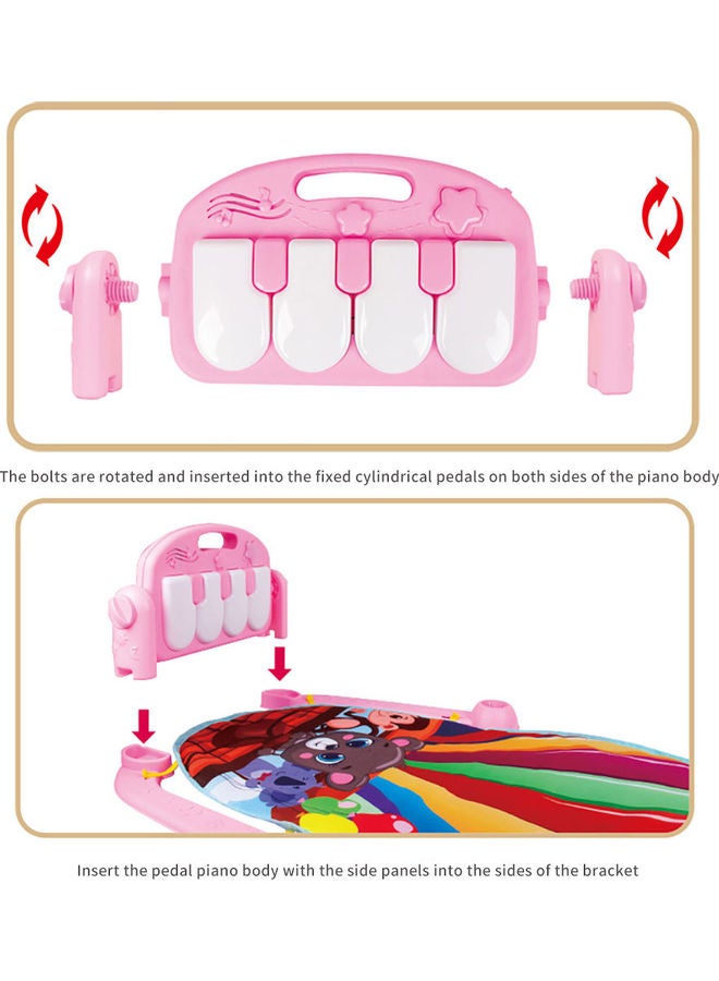 Infant Multipurpose Piano Fitness Rack with Playing Toys