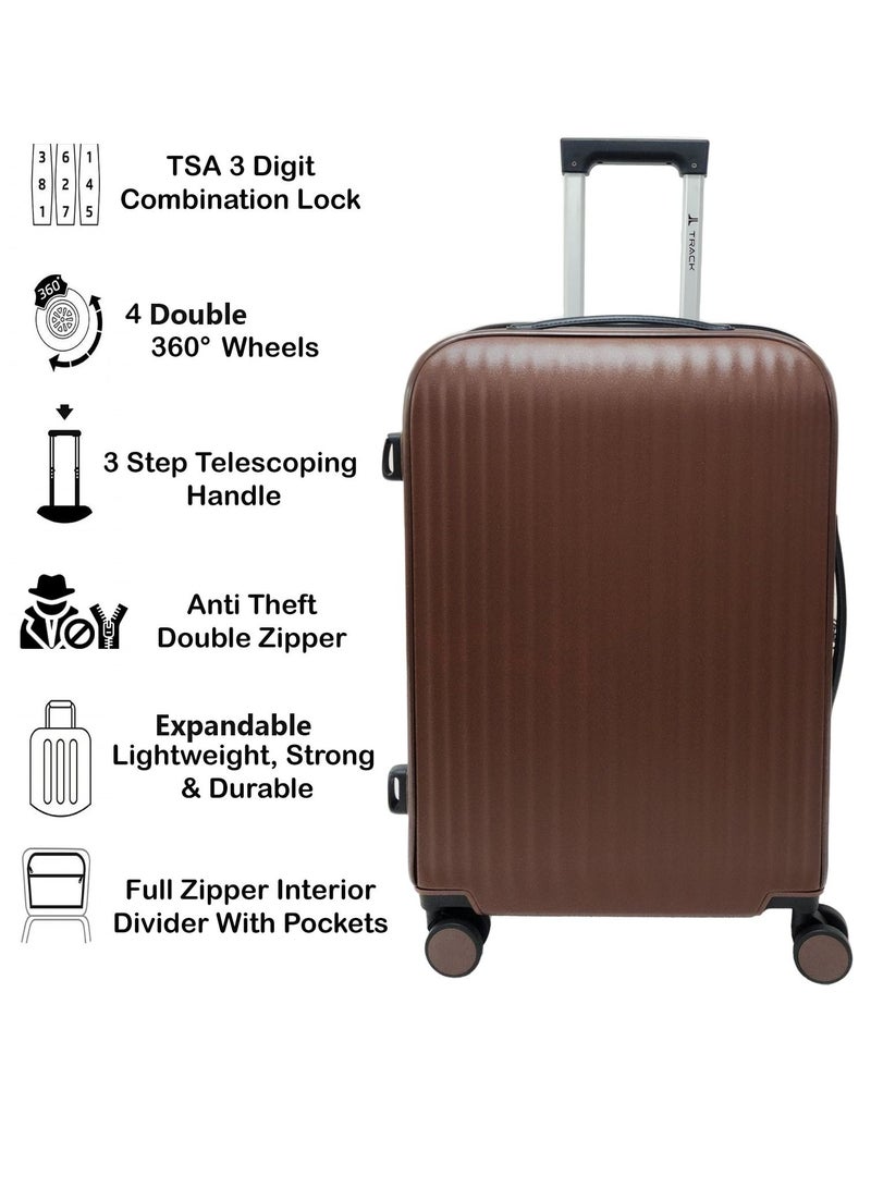 Unbreakable Hard Side Suitcase Luggage Sets Lightweight Travel Bag Trolley 3 Pieces Set