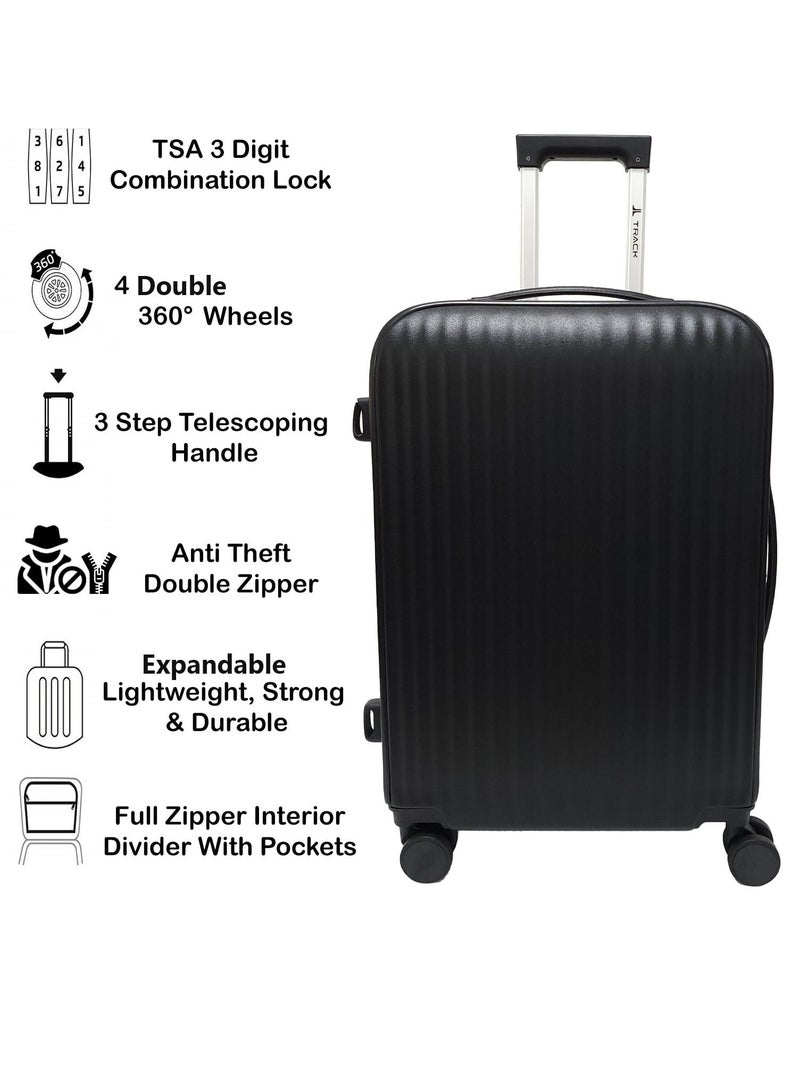 Unbreakable Hard Side Suitcase Luggage Sets Lightweight Travel Bag Trolley 3 Pieces Set
