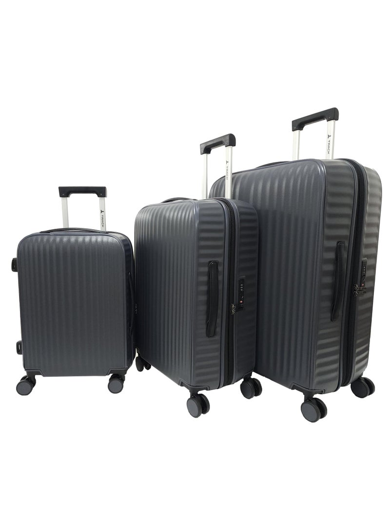 Unbreakable Hard Side Suitcase Luggage Sets Lightweight Travel Bag Trolley 3 Pieces Set