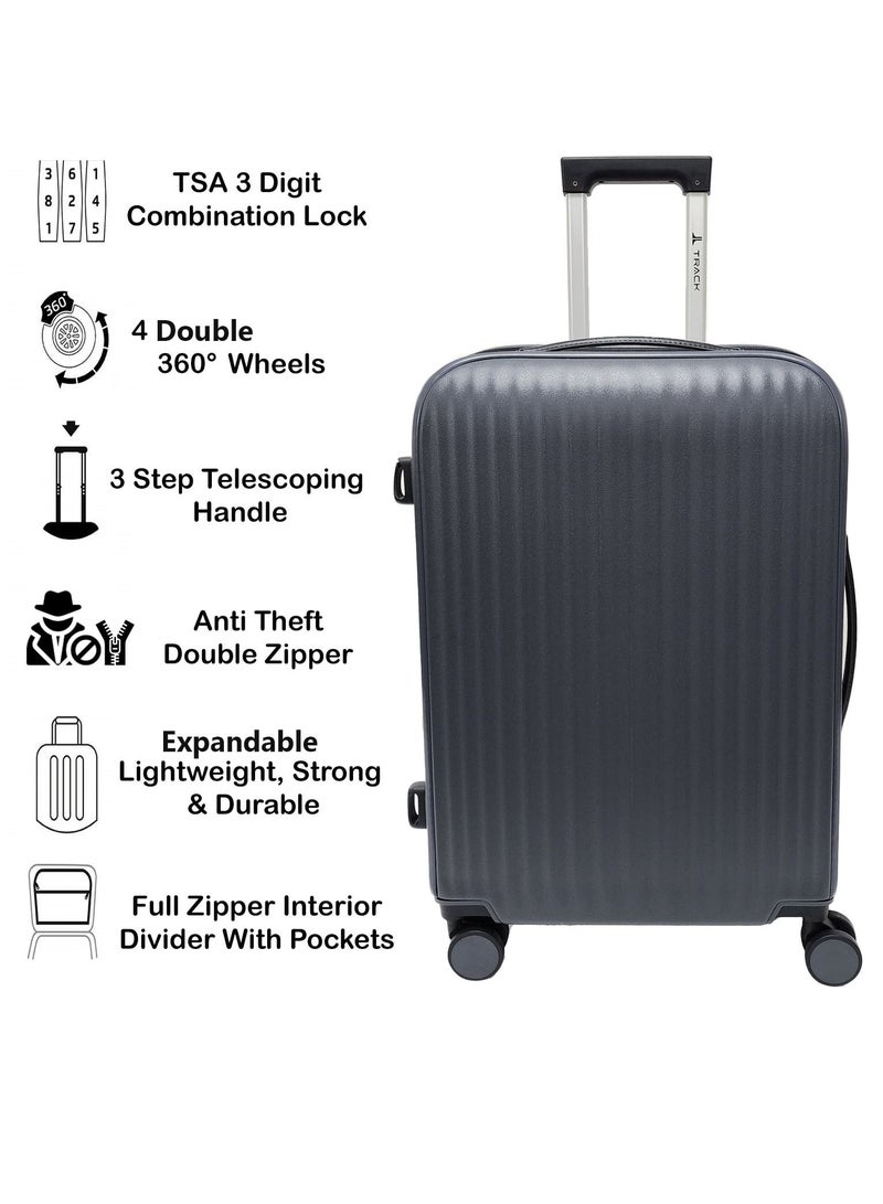 Unbreakable Hard Side Suitcase Luggage Sets Lightweight Travel Bag Trolley 3 Pieces Set