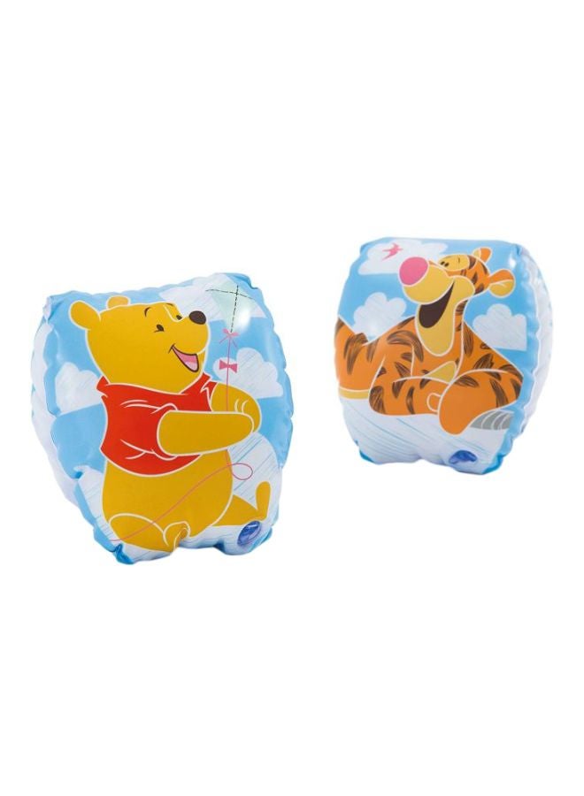 Pair of Winnie The Pooh Deluxe Arm Bands 20x15cm