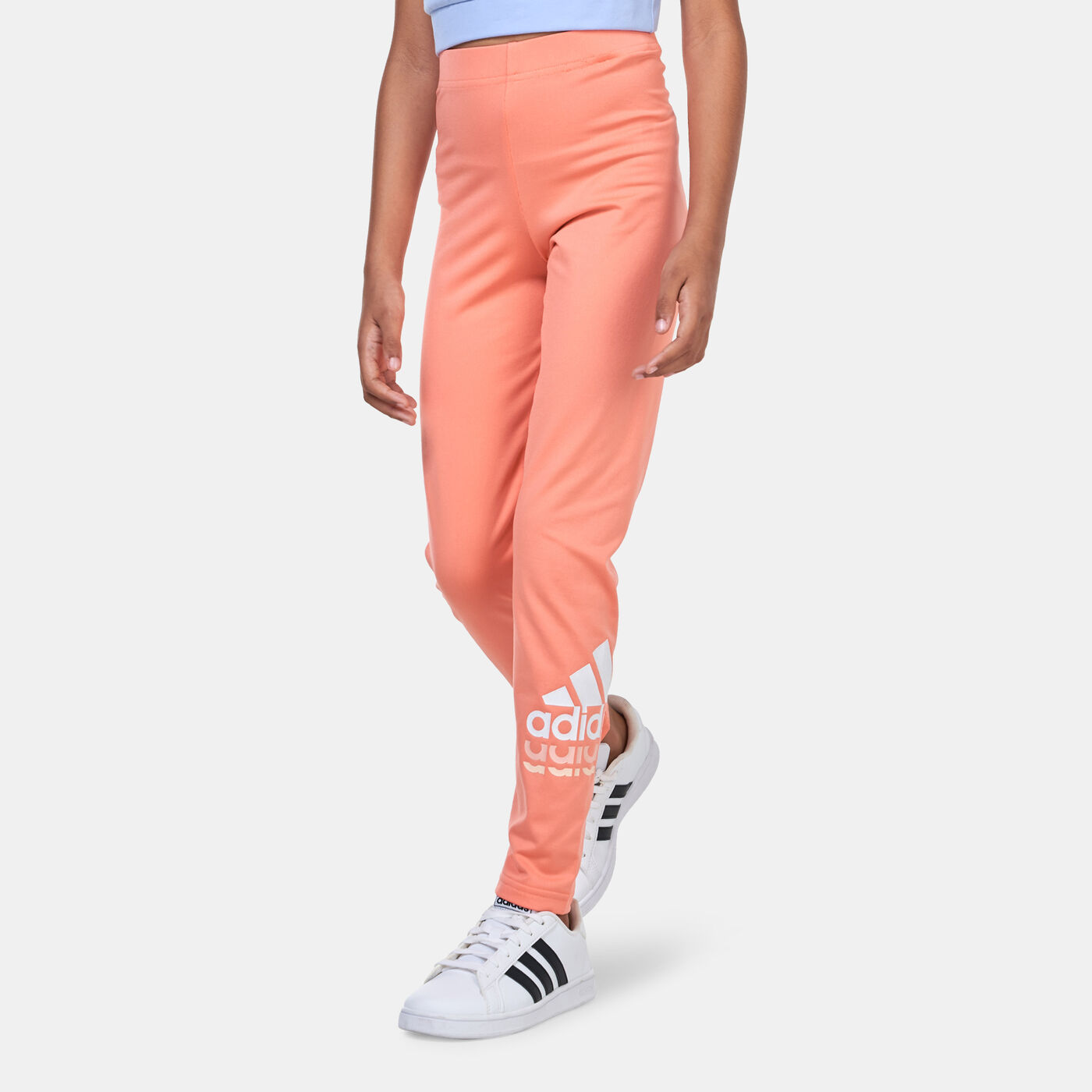 Kids' Badge of Sport Logo Leggings