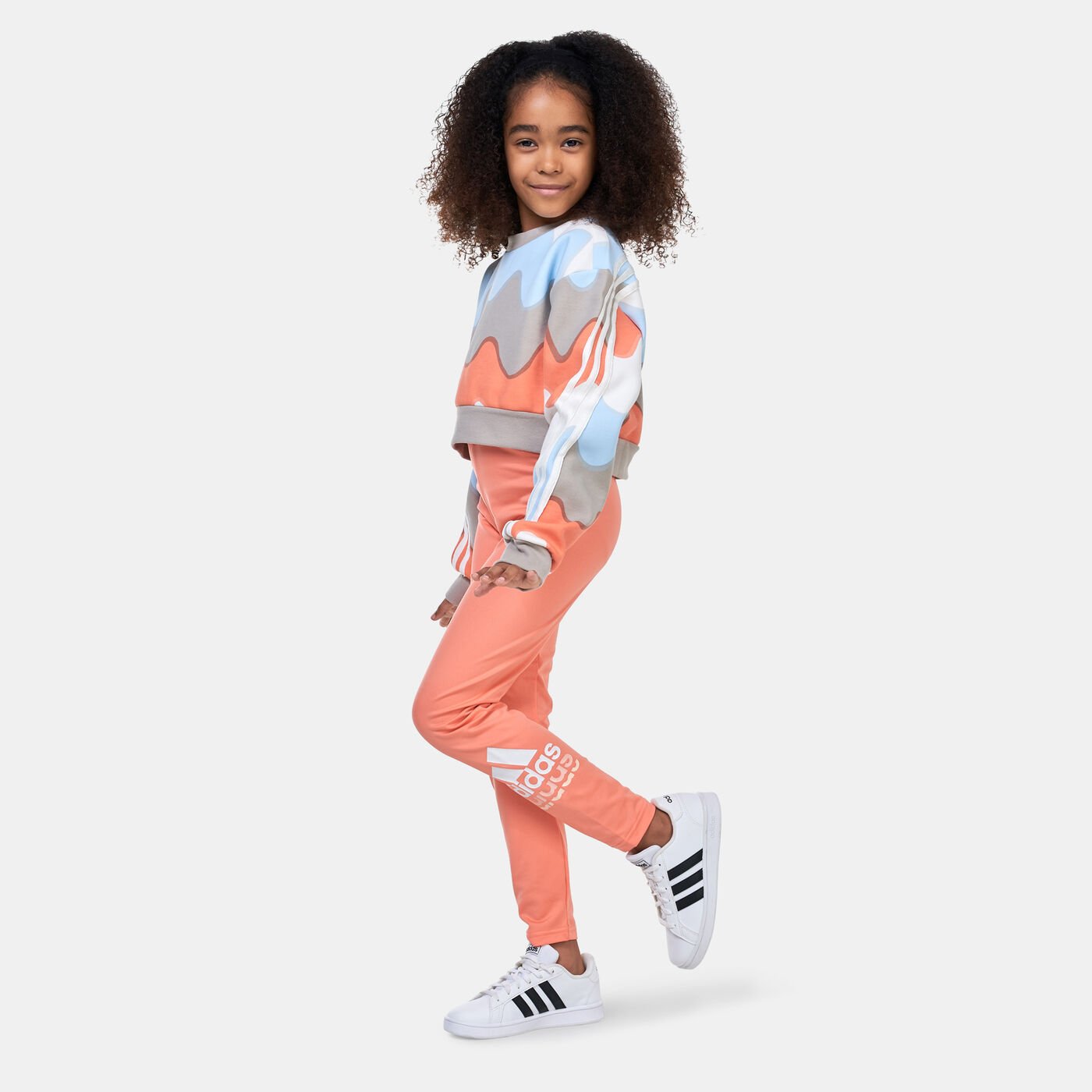 Kids' Badge of Sport Logo Leggings