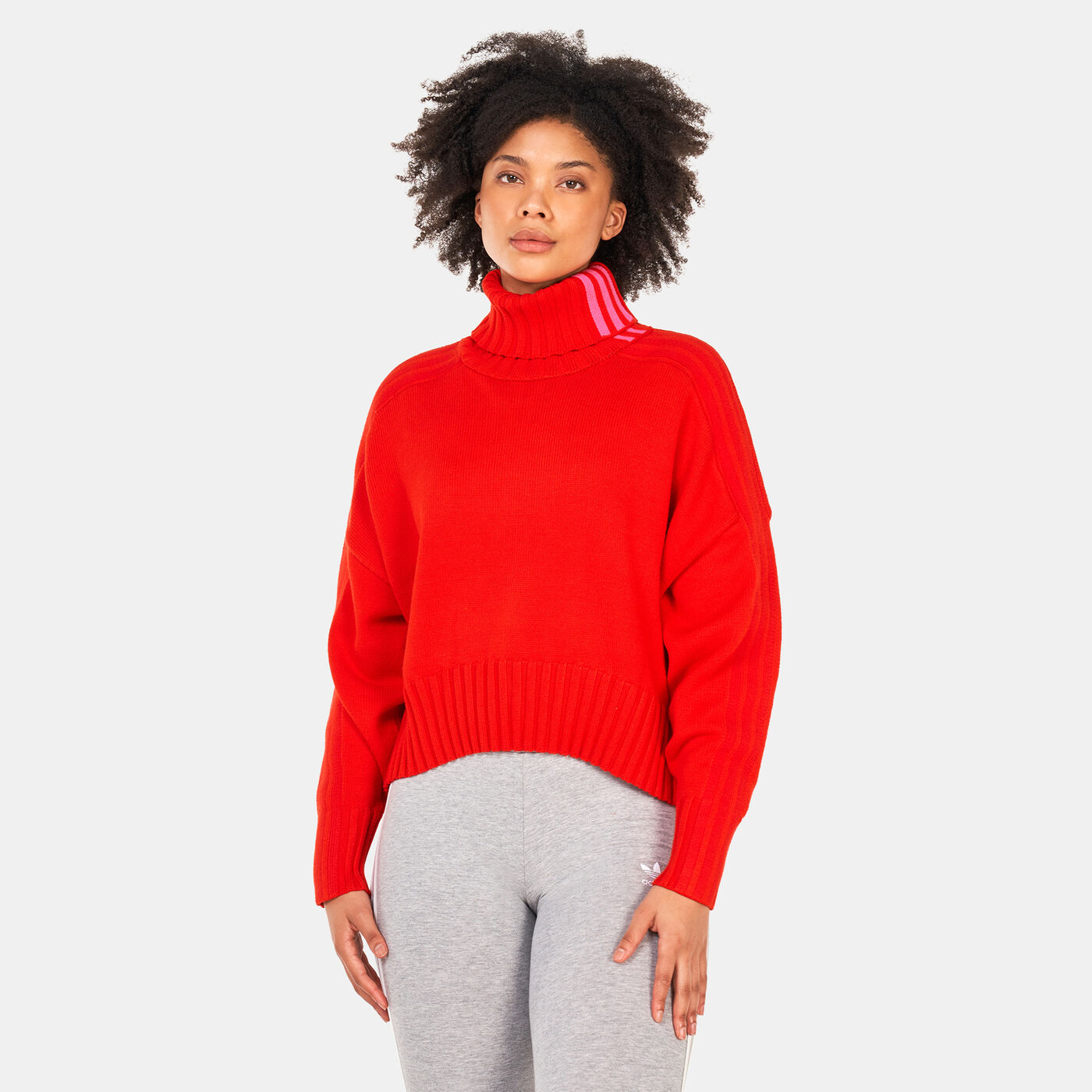 Women's X IVY PARK Turtleneck Crop Sweatshirt